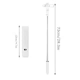 Selfie Selfie Selfie - Selfie, Stick Selfie Compacto Extensible | Accesorios Para El Soporte De Teléfono Rotativo De 360 ​​grados Para La Foto De La Foto De La Foto En Vlog, Herramienta De Grabación