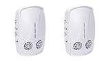 Pestbye® Advanced Whole House Rat and Mouse Repellent - Ultrasonic Electromagnetic Repeller - Get Rid of Mice & Rodents Humanely - Set of 2