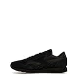 Reebok Men's Classic Nylon Sneaker, Cblack Cblack Purgry, 6 UK