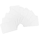 SENENQU 200PCS White PVC Cards, Blank Printable Plastic Business ID Cards, 30 Mil, 760 Micron, CR80 Credit Card Size - 85.5MM x 54MM