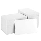 SENENQU 250PCS White PVC Cards, Blank Printable Plastic Business ID Cards, 30 Mil, 760 Micron, CR80 Credit Card Size - 85.5MM x 54MM