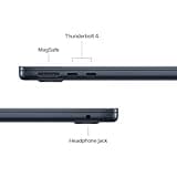 Apple 2025 MacBook Air 13-inch Laptop with M4 chip: Built for Apple Intelligence, 13.6-inch Liquid Retina Display, 16GB Unified Memory, 512GB SSD Storage, 12MP Center Stage Camera, Touch ID; Midnight