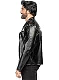 Funidelia | T-Birds Jacket - Grease for man 50s: Rock & Roll, John Travolta, Grease, Films & Series - Accessories for adults, costume accessories - Size M - Black