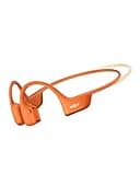 SHOKZ OpenRun Pro 2 Mini Bone Conduction Sports Headphones, Open-Ear Wireless Earphones with Bluetooth 5.3, Noise Cancelling Mics, IP55 Waterproof, 12h Playtime for Running, USB-C Quick Charge, Orange