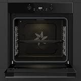 Hisense Built-in Electric Single Oven, 59.5 x 59.5 x 56.4 cm, A+ Energy Rating, 13 Programmes, Pyrolytic Cleaning, LED Display, Black