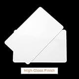 SENENQU 250PCS White PVC Cards, Blank Printable Plastic Business ID Cards, 30 Mil, 760 Micron, CR80 Credit Card Size - 85.5MM x 54MM