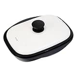 7-in-1 Microwave Grill Pan with Lid (M) size - Pariju Nonstick Cookware for Quick, Healthy Meals