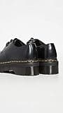 Dr. Martens Unisex 1461 Quad Oxford, Blk Polished Smooth, 7 UK