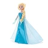 Disney Store Official Elsa Singing Doll, Frozen, 41cm/16”, Lights up and Sings Let it Go, Kids Toy in Shimmering Blue Gown with Articulated Arms and Legs