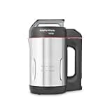 Morphy Richards Sauté & Soup Maker, 1.6L, 4 Settings, Smooth, Chunky, Juice, Blend Pause Function, Family Size, Non-Stick Coated Jug, Detachable Power Cord, Stainless Steel, 501014