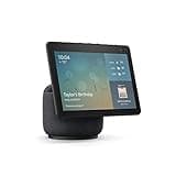 Certified Refurbished Echo Show 10 (3rd generation, 2020 release) | HD smart display with motion and Alexa, Charcoal Fabric