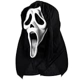 Tihokile Halloween Horror Scream Mask, Ghost Face Mask for Children and Adults, Unisex, Suitable for Haunted Houses, Latex Mask