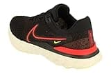 NIKE React Infinity Run Flyknit 3 Men Running Trainers Sneakers Shoes DH5392 (Black/Siren RED-Team RED-Volt 007) (UK_Footwear_Size_System, Adult, Men, Numeric, Medium, Numeric_9_Point_5)