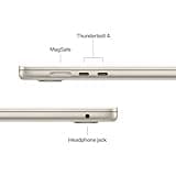 Apple 2025 MacBook Air 15-inch Laptop with M4 chip: Built for Apple Intelligence, 15.3-inch Liquid Retina Display, 16GB Unified Memory, 256GB SSD Storage, 12MP Center Stage Camera, Touch ID; Starlight