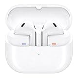 Samsung Galaxy Buds3 White with Galaxy AI, Wireless Earbuds, Noise Cancelling, Bluetooth, 360 Audio, 2 Year Manufacturer Extended Warranty (UK Version)