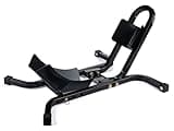 BikeTek Motorcycle Motorbike Front Wheel Chock Locking Stand System 17-21" Adjustable Fixing Holder Support Van Trailer Transport System