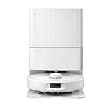 Roborock Q Revo MaxV Robot Vacuum, 7000Pa Suction, Auto Tank Refilling, Auto Dust Emptying, Double Spinning Mop, Reactive Tech Obstacle Avoidance, White