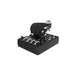 Logitech G X56 H.O.T.A.S Throttle and Joystick Flight Simulator Game Controller, 6 Dregrees of Freedom, 4 Spring Options, +189 Programmable Controls, RGB Lighting, 2x USB, PC - Black
