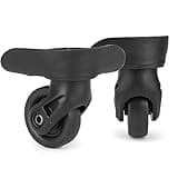 GUGULUZA Luggage Suitcase Wheel Replacement, Spare Spinner Wheel for Hard Shell Suitcase Repair, GW237