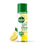 Dettol All-In-One Lemon Disinfectant Spray Multipack 6x300 ml - Fresh Pet, Shoe, Sofa Antibacterial Cleaner - Household Sanitizer Sprays & Liquids