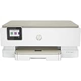 HP ENVY Inspire 7220e All-in-One Wireless Colour Printer | 6 months free Instant Ink limited time only | White | 2-sided printing | Touchscreen | Self-healing Wi-Fi