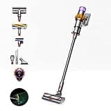 Dyson Detect Absolute V15 Cordless Vacuum Cleaner 369372-01, Yellow & Nickel, 230 W, 0.76 liters, 82 Decibeles
