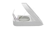 Sure Petcare SureFeed Microchip Pet Feeder with Sealed Lid, RFID Collar Tags Compatible, Works for Wet and Dry Food, White, 4 x C Cell Batteries Required, Not Included