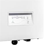Russell Hobbs Free Standing Chest Freezer, 300 Litres, Low Noise, Garage Safe, Counterbalance Lid, Front Drain Hole, 1.8m Cord, Castor Wheels, 5 Year Registered Guarantee White, RH300CF201W