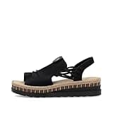 Rieker Antistress Womens Black Sandal - Size 6 - Black