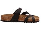 Birkenstock MAYARI Greased leather, Women's Flip Flops, Black, 5.5 UK (39 EU)