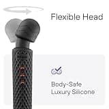 bed geek Handheld Wireless Personal Wand Massager – Waterproof, USB Rechargeable, 20 Vibration Patterns, 8 Speeds, Memory Feature, Skin-Soft Silicone for Ultimate Relaxation Massage Wand