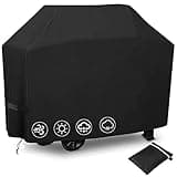 Grill Barbecue Cover 145x61x117CM, Gas BBQ Cover Waterproof Barbecue Cover Outdoor Gas BBQ Grill Cover Windproof, Dust Protection, Rip-proof & UV Protection with Storage Bag