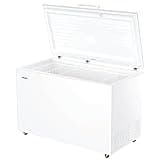 Haier Series 7 Freestanding Chest Freezer, 418L Capacity, E Class, Extreme Cold Shield, Fast Freeze Technology, Antibacterial & Anti-Mould Gasket, LED Light, White, 132x75x84.5 cm - HCE420EK