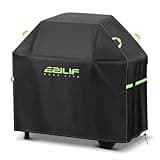 Ezilif Barbecue covers, 120x60x120cm BBQ Covers Waterproof 420D Oxford Heavy Duty Large with Windproof Buckle and Reflective Handle, UV Tear-Resistant Gas BBQ Cover for Weber, Char Broil, Nexgrill