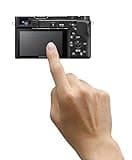 Sony Alpha 6100 Mirrorless APS-C Camera with 0.02-sec. fast AF, Real-time Eye AF for human and animal, 4K video & flip screen