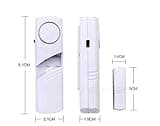 Magnetic Door/Window Alarm Doorbell, Wireless Security sensor Burglar Alarm System Loud 90 dB, Shed Garage Vibration Entry Warnning Detector, for Office/School/Hote/Hom/Store Security (10)