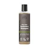 Urtekram Rosemary Shampoo for Fine Hair - Certified Organic Shampoo Vegan, Nourishing & Strengthening Formula, Aloe Vera & Glycerine for Healthy Hair & Volume, 250 ml (Pack of 1)