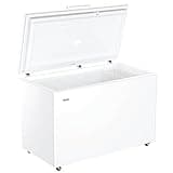 Haier Series 7 Freestanding Chest Freezer, 418L Capacity, E Class, Extreme Cold Shield, Fast Freeze Technology, Antibacterial & Anti-Mould Gasket, LED Light, White, 132x75x84.5 cm - HCE420EK