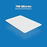 100 x Dyestar Blank Plastic Cards for ID Printing - Compatible with All Plastic Card Printers