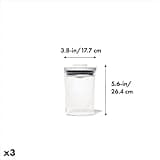 OXO Good Grips Round 3-Piece Mini Round POP Canister Set