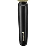 Remington T-Series Beard Trimmer and Hair Clipper Kit for Men (38mm T-Blade for Professional Cutting, Foil Shaver, Adjustable Comb, 9 Comb Attachments, Waterproof, Cordless, 5-Hour Runtime) MB7050