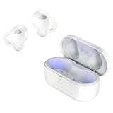 LG TONE Free T90S in-ear Bluetooth Headphones with Dolby Atmos Sound, MERIDIAN Technology, ANC (Active Noise Cancellation), Uvnano and IPX4 Splash Protection - White