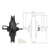 VAYEODEYU Electric Bicycle Kit, 14 Inch E-Bike Conversion Kit Brushless Hub Motor 48V-72V 2000W-3500W 120km/h(60V2500W KIT)