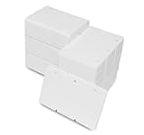 ACB ACB3T/WHITEe Blank PVC 3 Tag Plastic Card - White (Pack of 100)