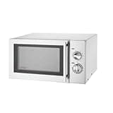 Caterlite 900W Manual Microwave and Grill 23 Litre, Stainless Steel, Silver, 5 Power Settings, Timer Range: 30 mins, Dimensions: 281(H) x 483(W) x 396(D) mm, CK018
