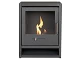 OKO S1 Bio Ethanol Stove in Charcoal Grey