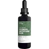 Earth Harmony Methylene Blue Pharmaceutical Grade 99.99% with Dropper, with Liquid Gold for Enhanced Photodynamic Activity & Increased Absorption, Methylene Blue USP Grade, No Formaldehyde (2 Oz)