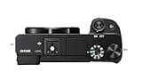 Sony Alpha 6100 Mirrorless APS-C Camera with 0.02-sec. fast AF, Real-time Eye AF for human and animal, 4K video & flip screen