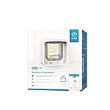 Sure Petcare SureFlap Microchip Cat Flap Connect, DualScan Technology, Mobile App Compatible, Install in Doors, Windows and Walls, White, Hub and 4 x AA Batteries Required, Not Included