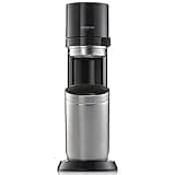 SodaStream Duo Sparkling Water Maker, Sparkling Water Machine & 2x 1L Fizzy Water Bottles, Retro Drinks Maker w. BPA-Free Water Bottle, Glass Carafe & Gas Bottle for Home Carbonated Water - Black